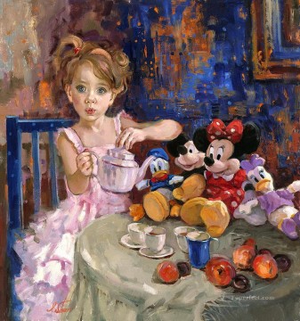 お茶はいかがですか IS ディズニー Oil Paintings